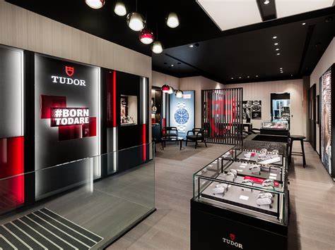 Buying a watch from the Tudor Boutique in Sydney.